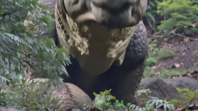 Realistic Dinosaur in Jungle Setting