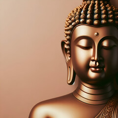 happy buddha purnima religious background for meditation