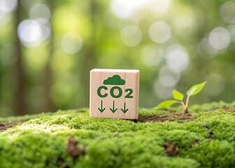 Green Grass and Nature Eco Concept Illustration