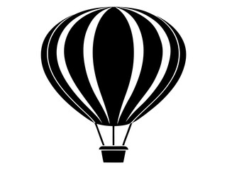Fototapeta premium Hot Air Balloon Silhouette Vector & SVG | Adventure SVG for Crafts
