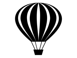 Fototapeta premium Hot Air Balloon Silhouette Vector & SVG | Adventure SVG for Crafts