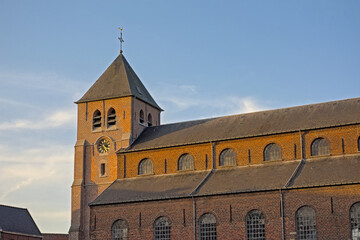 Saint Britius parish church in the village of Etikhove, Oudenaarde, Flanders, Belgium 