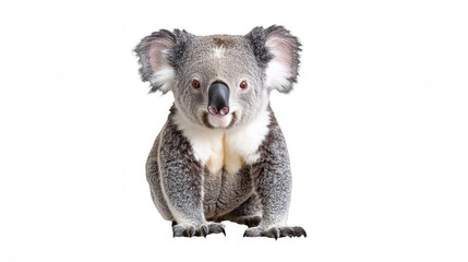 a koala on a transparent background, PNG image, PNG file, Generative art.