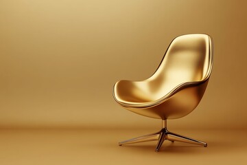 Shiny gold background with smooth gradient and soft reflections, luxury texture