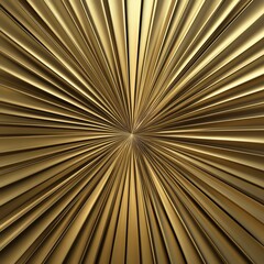 Fototapeta premium Radiant burst of shiny gold in center, clean and elegant backdrop