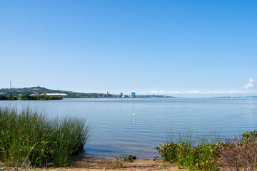 Porto Alegre, Rio Grande do Sul. Brazil : Moacyr Scliar Park and - New Guaiba Revitalized Waterfront or Orla do Guaiba