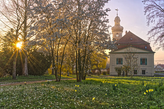 &Ouml;sterliche Idylle am Schloss Ulbersdorf