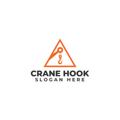 Construct Logo, Crane Logo isolated on white background.