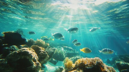 Obraz premium Underwater scene