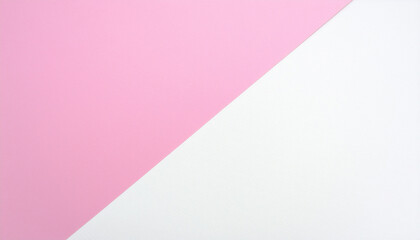Pastel pink and white paper backdrop. Modern design.