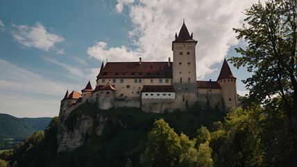 Old Kreuzenstein Castle in Austria