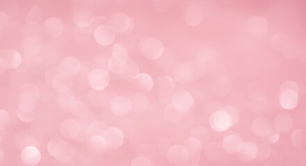 Abstract Pink Bokeh Background: Soft, Gentle, and Romantic Lights