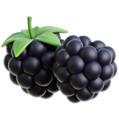 3d Blackberry Illustration