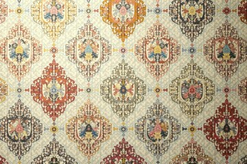 Subtle paisley damask, muted tones, elegant feel, beige, classic