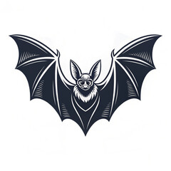 black bat vector silhouette 