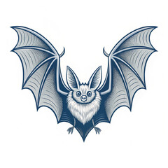 vector illustration of a bat