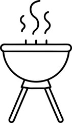 barbecue grill isolated on white