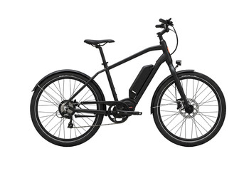 Black Electric Bike: Ebike Mountain Bike Bicycle Commuting
