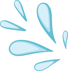 water splash drop illustration