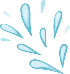 water splash drop illustration