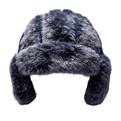 A cozy faux fur hat perfect for winter adventures and outdoor activities.