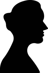 User profile icon in flat Person representing a user profile or avatar vector design isolated on transparent background