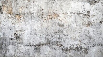 Weathered gray concrete wall texture with cracks and peeling paint