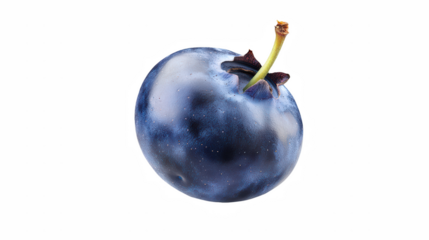 an image of a blue apple on a transparent background, PNG image, PNG file, Generative art.