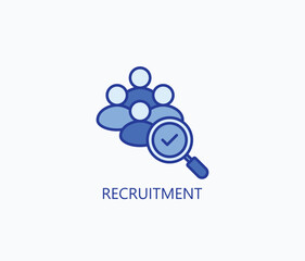 Recruitment Icon Or Logo Isolated Illustration