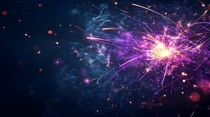 Fototapeta premium Abstract Colorful Explosion Graphic Design