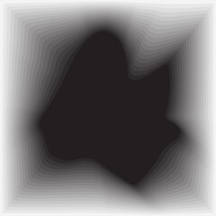 Square with wavy dynamic transparent. Technology style