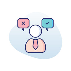 Decision Management Vector icon
