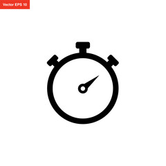 stopwatch icon simple and modern design