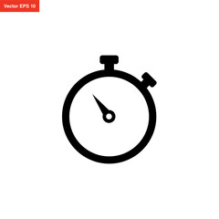 stopwatch icon simple and modern design