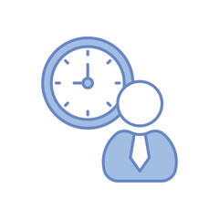 Person Hour  Vector icon