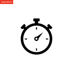 stopwatch icon simple and modern design