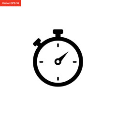 stopwatch icon simple and modern design