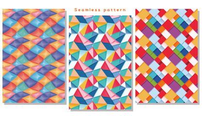 シームレスパターン _カラフルな壁紙1