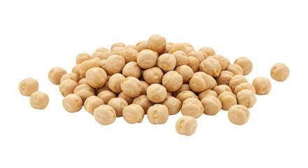Neatly Piled Dried Chickpeas