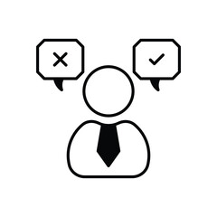 Decision Management Vector icon