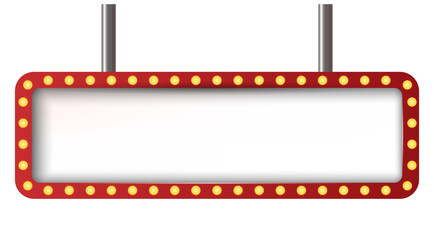 hanging light bulb frame