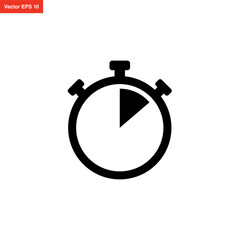 stopwatch icon simple and modern design