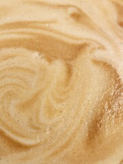 Coffee foam for background. Coffee foam texture