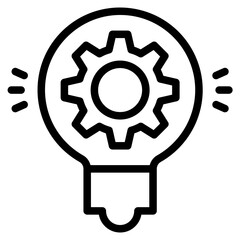 Innovation icon in vector illustration	
