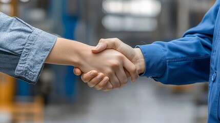 Factory handshake