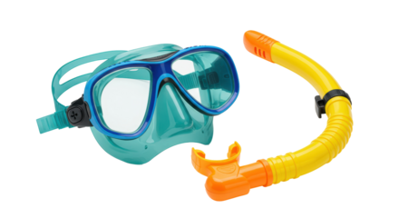 Isolated Snorkel Mask