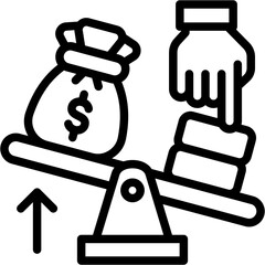 Leverage Balance icon