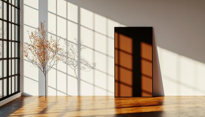 Modern Empty Room with Sunlight (1)