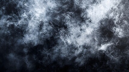 Obraz premium Dark Smoke Background with Soft Whispers of White and Gray Hues