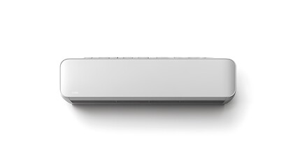 Modern Air Conditioner with White, and Top View.